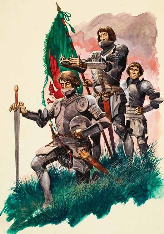 Henry Tudor is crowned king at Bosworth.
