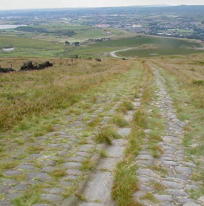 Roman road between Rochdale and Halifax
