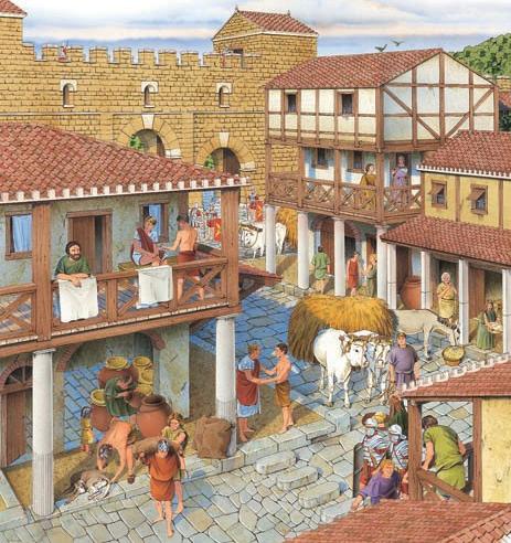 Life in a Roman town