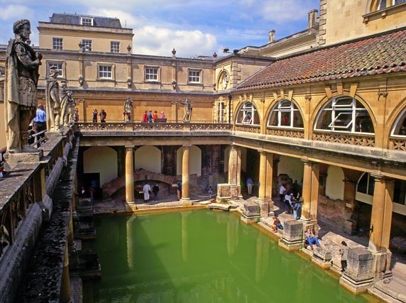 Roman public baths in Bath