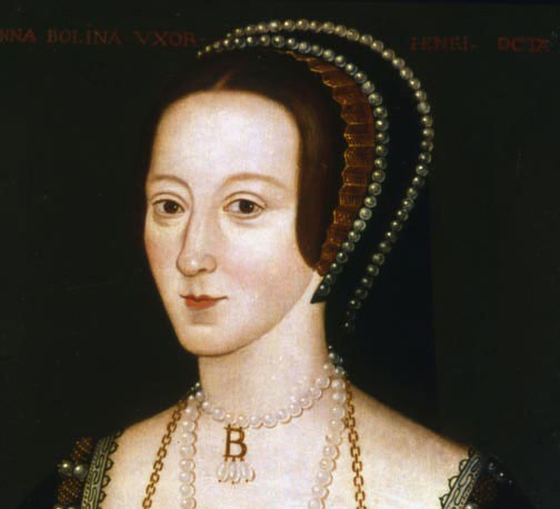 Anne Boleyn, from a portrait of 1533–1536