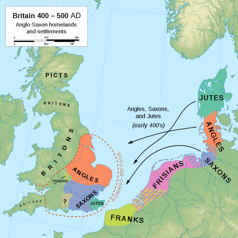 Migration of Angles, Saxons and Jutes