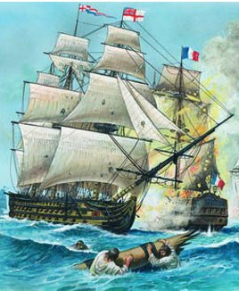 The Battle of Trafalgar, 1805