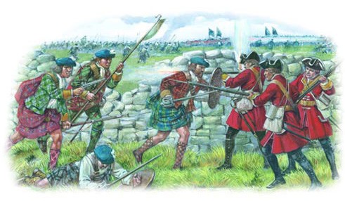 The Battle of Culloden, 1746