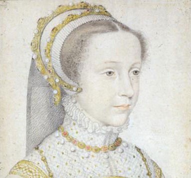 A portrait of Mary Queen of Scots aged 13