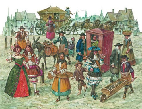London after the Restoration of the monarchy in 1660