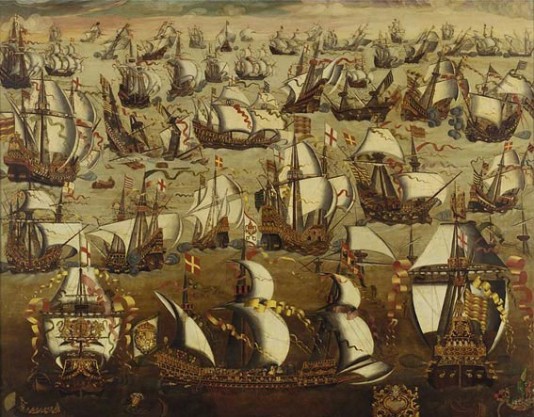 The Battle of Gravelines, August 1588