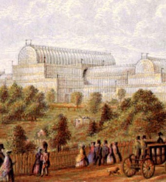 The Crystal Palace in Hyde Park, London