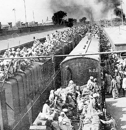 Millions relocate during the Partition of India, 1947