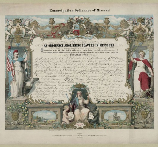 Emancipation Ordinance of Missouri, 1865