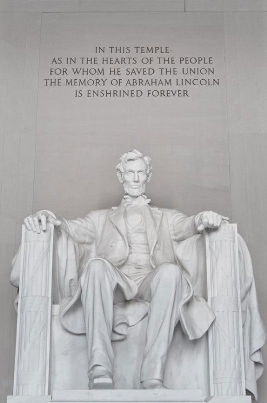 The Lincoln Memorial in Washington, D.C.