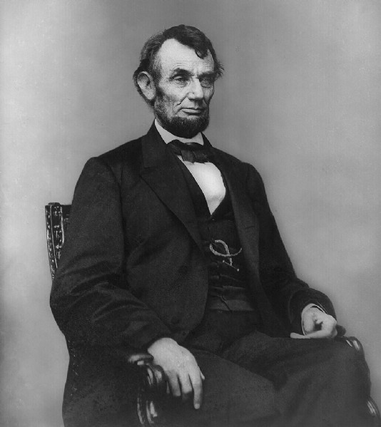 Abraham Lincoln while president, 1864