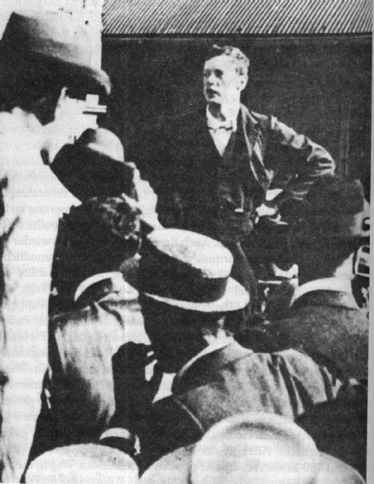 Churchill in Durban, after his dramatic escape