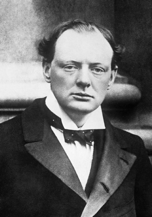 Churchill in 1904, aged 30
