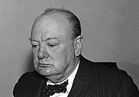 Winston Churchill in August 1943