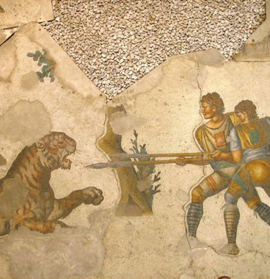 Venatores performed tricks with wild animals.