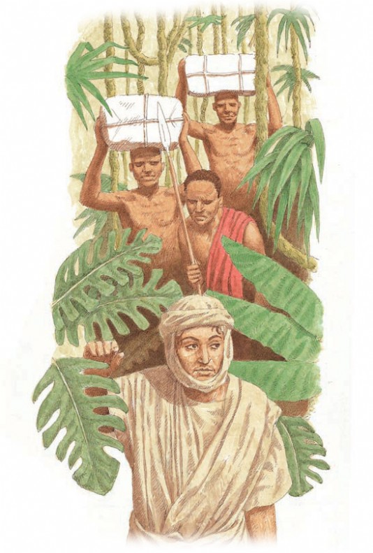 Caillié disguised himself in Arab dress.
