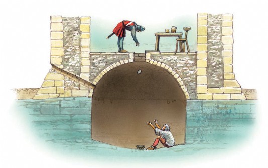 Prisoner in the oubliette