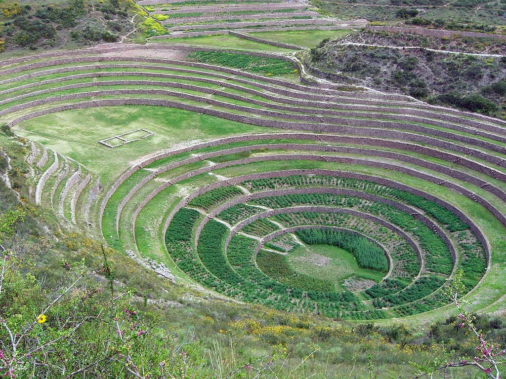 Circular terraces at Moray