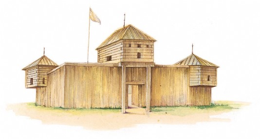 Forts offered protection and supplies.