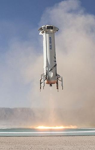 New Shepard test landing, December 2017