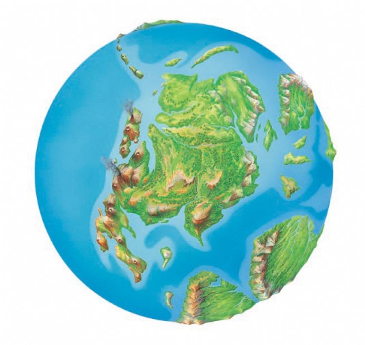 North America in Jurassic times