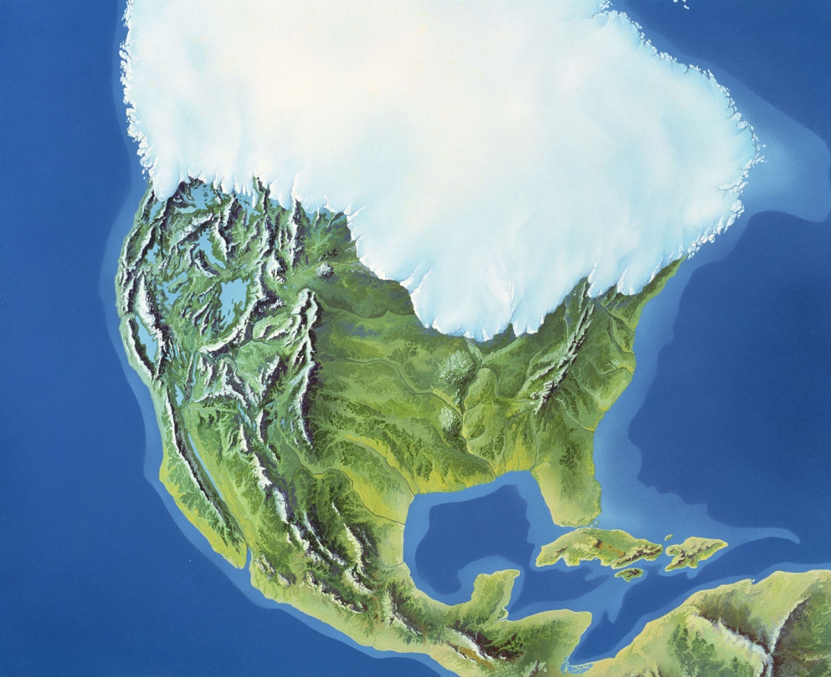 North America during the Last Glacial Maximum