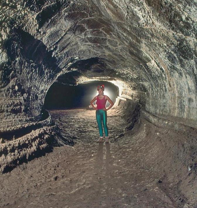 Valentine Cave, a lava tube in California