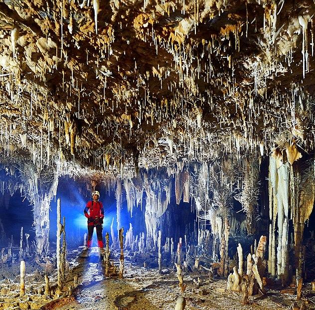 Cave in the Terra Ronca State Park, Brazil