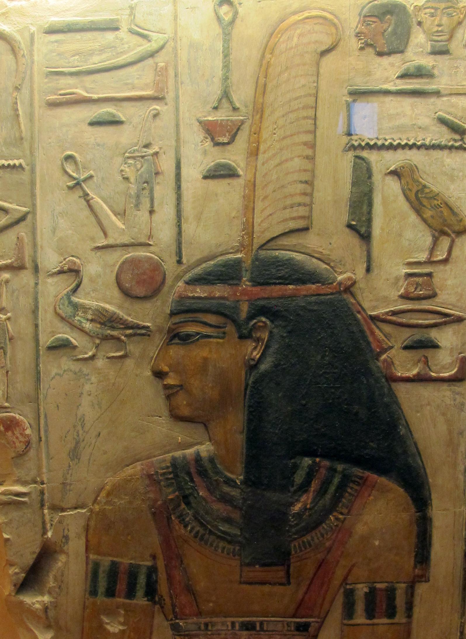 Ma'at wearing the feather of truth