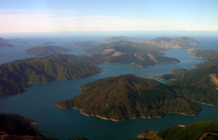Marlborough Sounds, New Zealand: a ria coastline