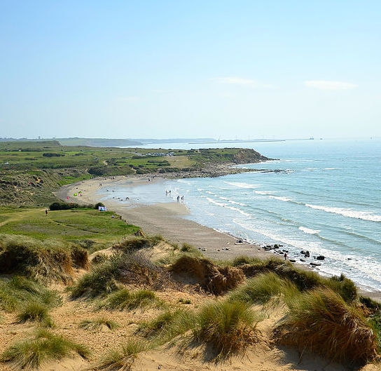 Sand dunes at Pointe aux Oies, northern France