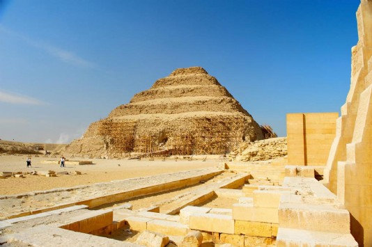 The Step Pyramid at Saqqara as it looks today