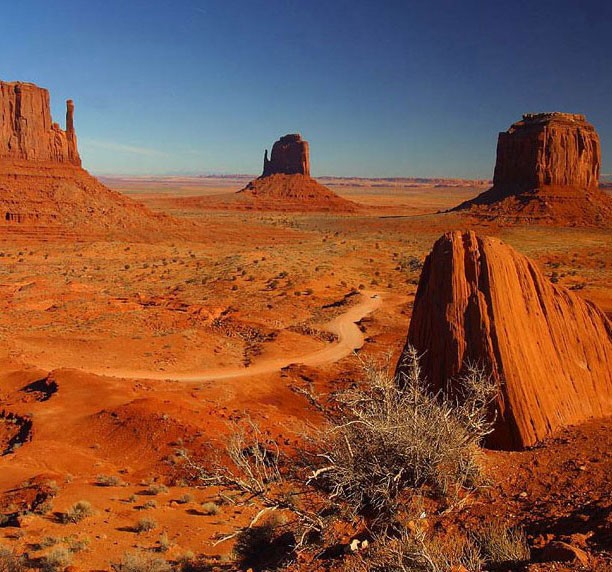 Buttes in Monument Valley, Utah