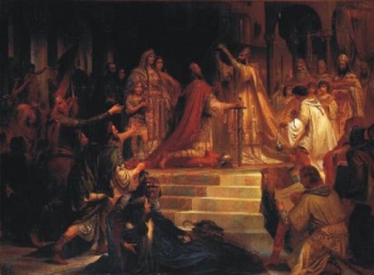 Coronation of Charlemagne as Holy Roman Emperor