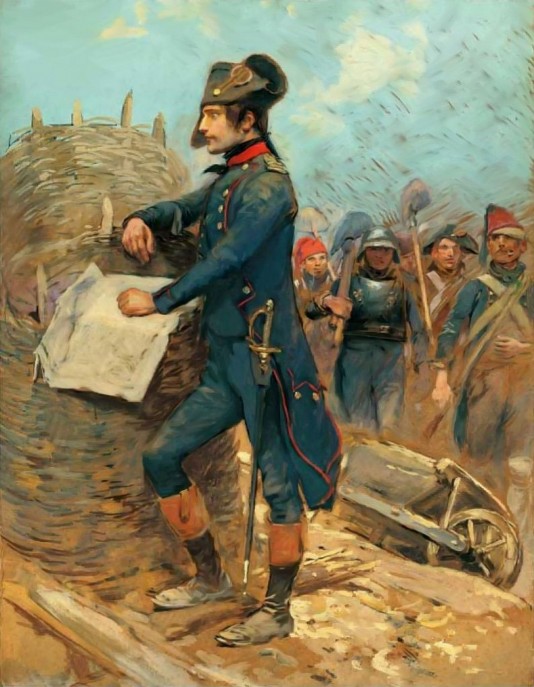 Napoleon at the Siege of Toulon