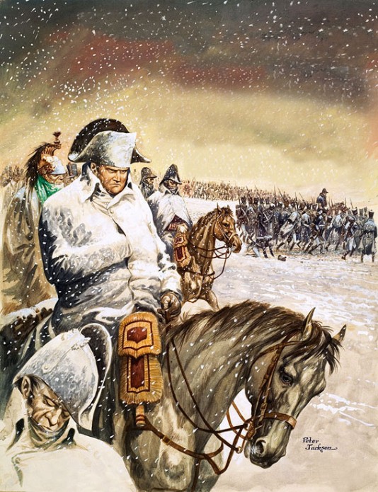 Napoleon's army retreats from Moscow, 1812–1813