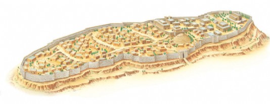 The walled city of Jerusalem