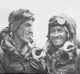 Hillary and Tenzing, the first men to climb Everest