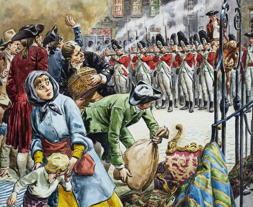 A scene during the Gordon Riots, 7th June 1780