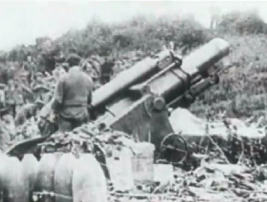 British troops in action during World War I