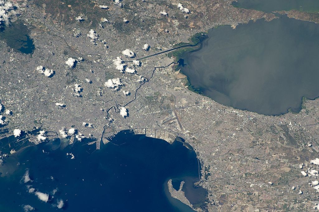 Aerial view of Metro Manila, a sprawling megalopolis