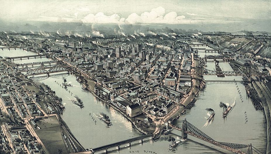 The industrial city of Pittsburgh, Pennsylvania, 1902