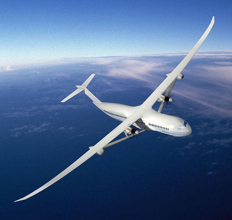The Boeing Volt with a truss-braced wing