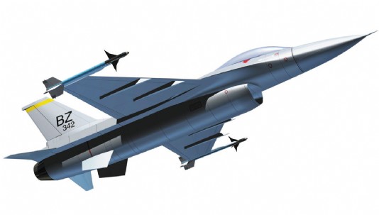 F-16 fighter jet