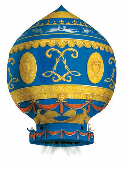The Montgolfiers' balloon, Montgolfière
