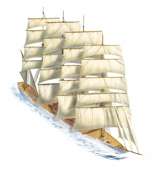 France II, a barque, launched in 1911