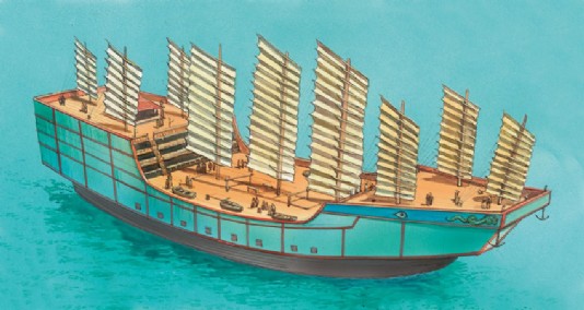 15th-century Chinese junk