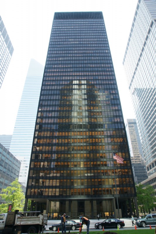 The Seagram Building by Mies van der Rohe