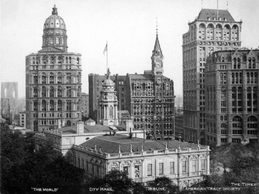 Early skyscrapers in New York City